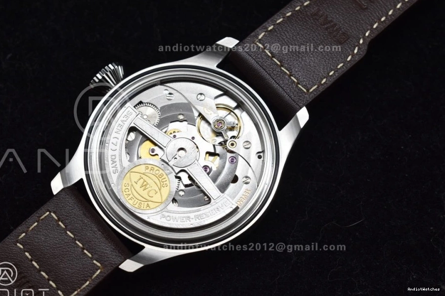 Pilot Strap Leather Big HighQuality A Best 524 ZF Brown Edition Real IW500901 on 0321